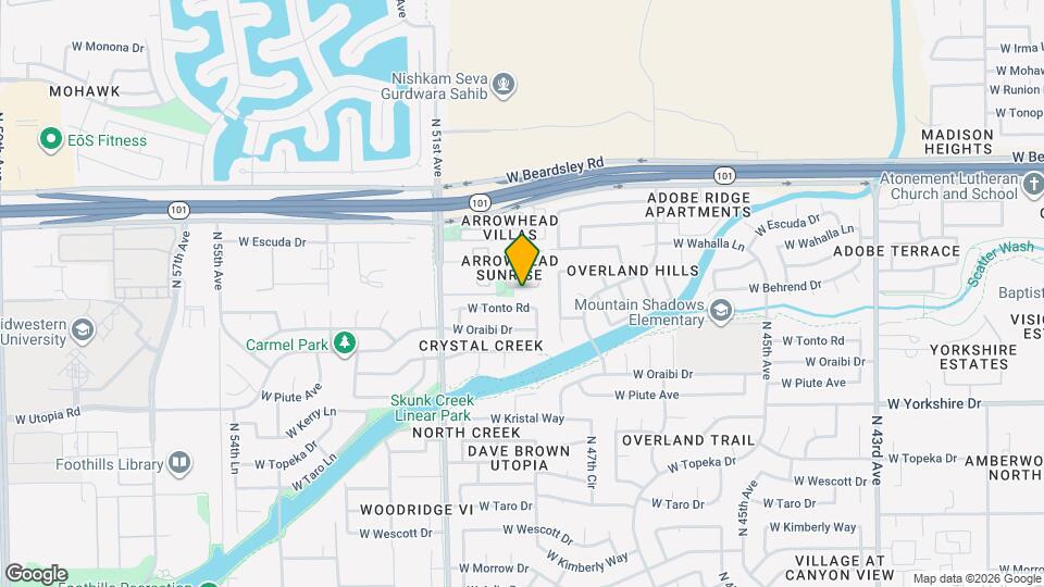 4917 W Behrend Dr Map and Location Details