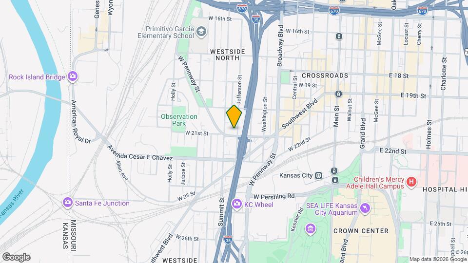 706 W Pennway St, Unit A Map and Location Details