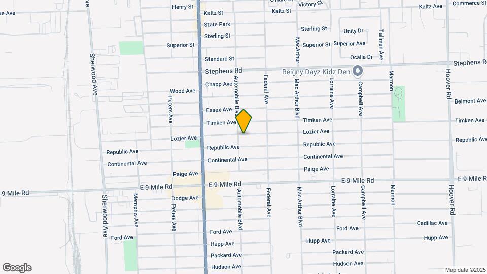 8220 Lozier Ave Map and Location Details