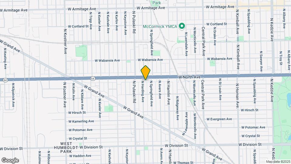 3925 W North Ave, Unit 3rd fl Mapa y Detalles de la Ubicación