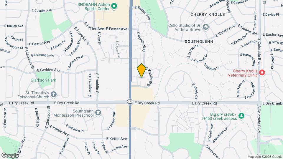 2528 E Geddes Pl Map and Location Details