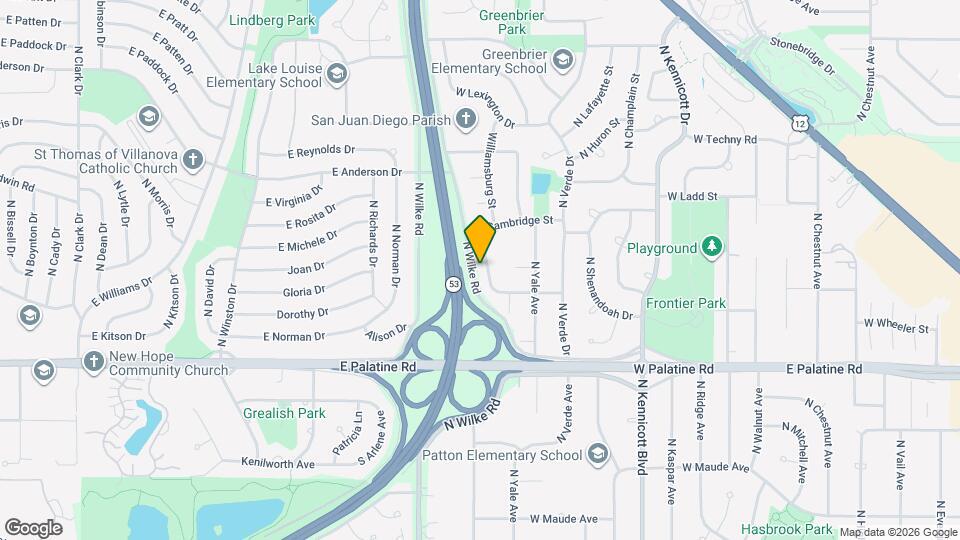 1527 W Richmond St Map and Location Details