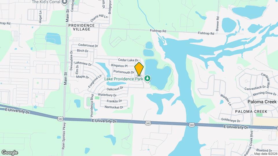 10410 Cedar Lake Dr Map and Location Details