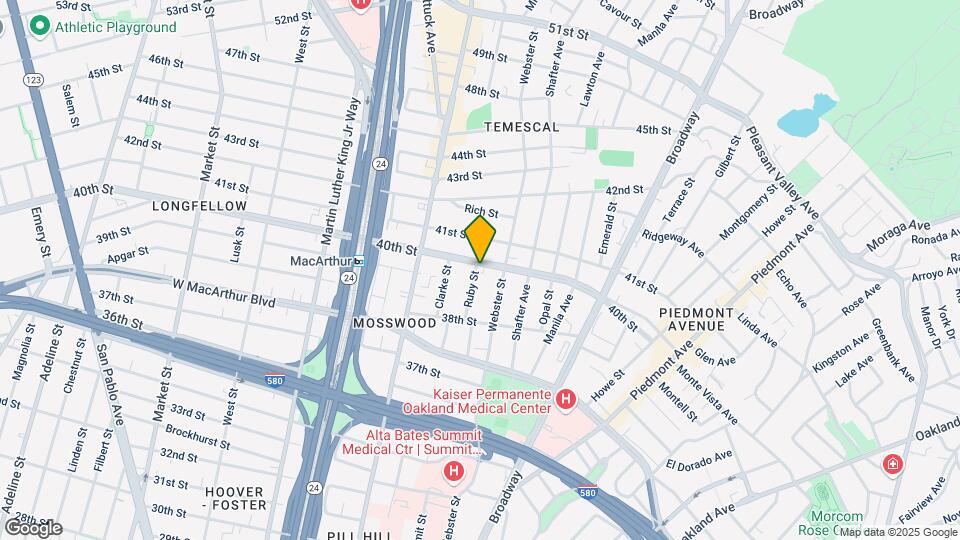 449 40th St Map and Location Details