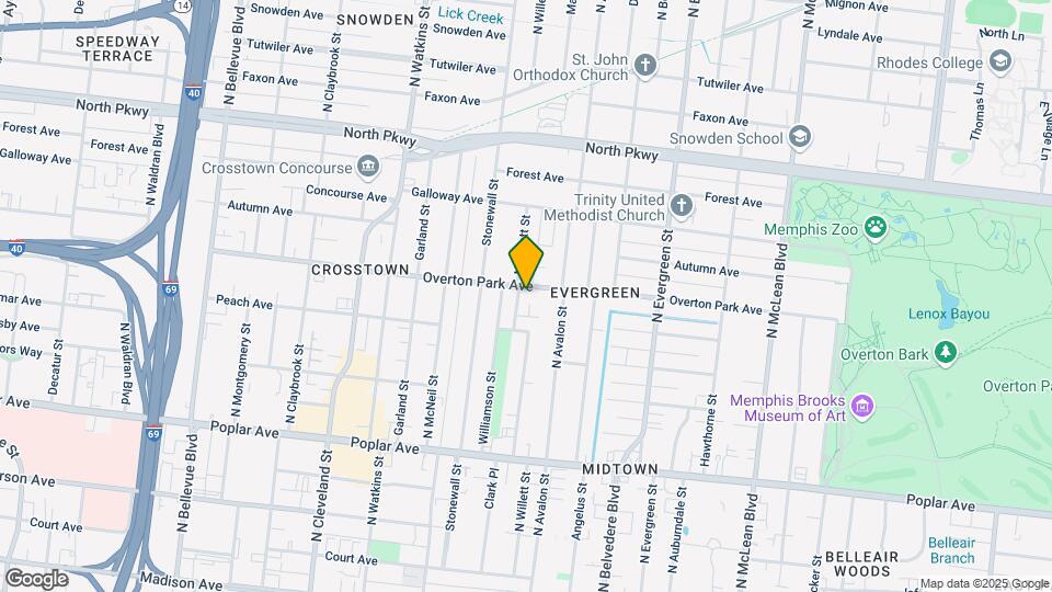 380 N Willett St Mapa y Detalles de la Ubicación