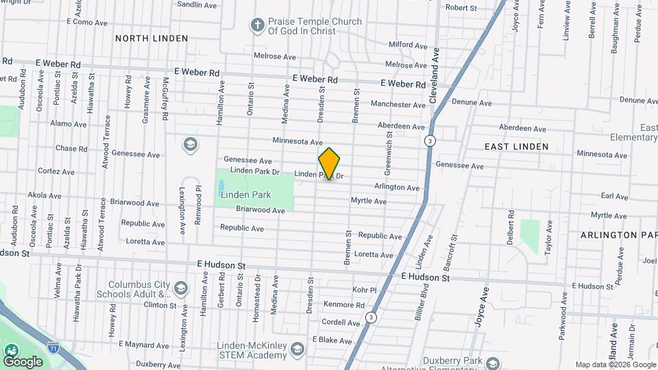 1473 Arlington Ave Map and Location Details