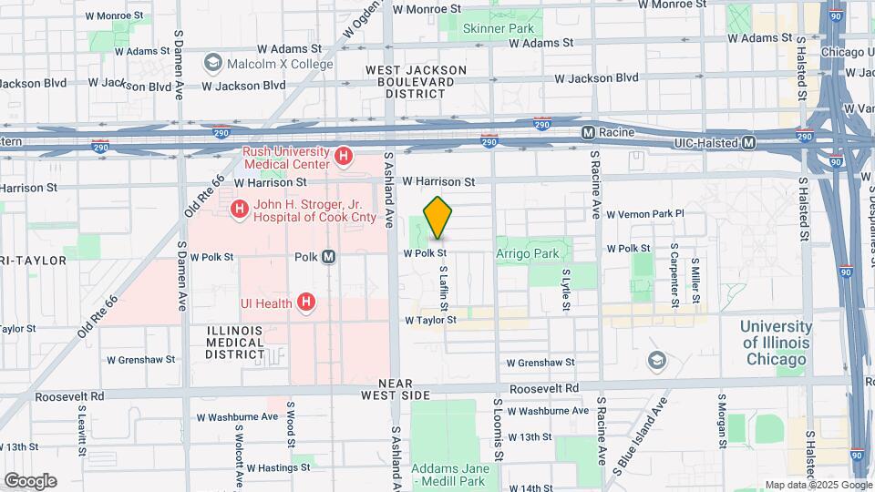 1502 W Polk St Mapa y Detalles de la Ubicación