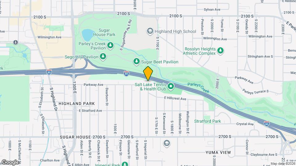 1645 Parkway Ave Map and Location Details