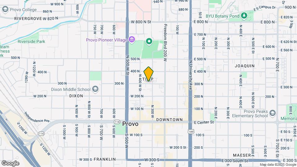 361 N 300 W, Unit 303 Mapa y Detalles de la Ubicación