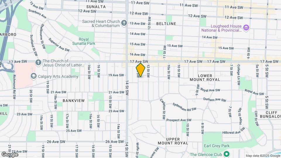 1804 13th St SW Map and Location Details