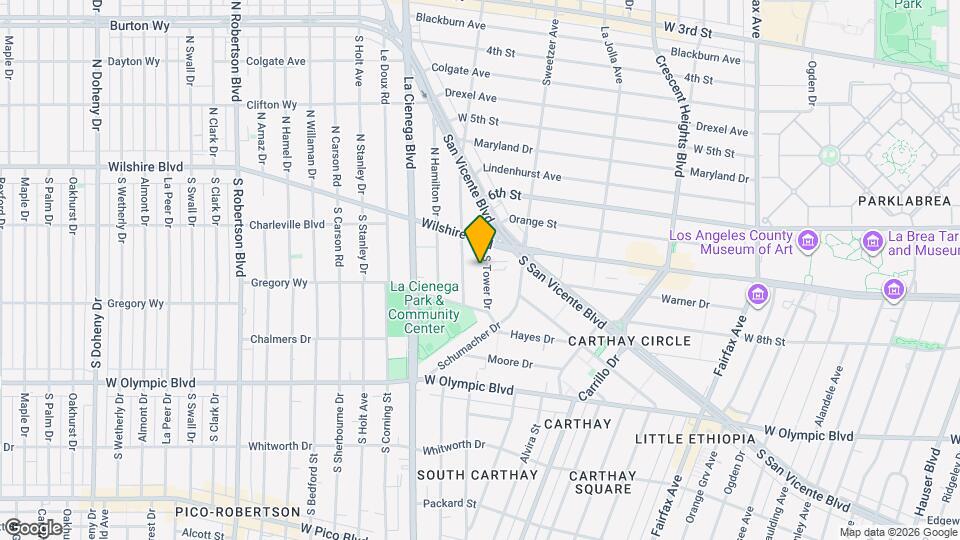 221 S Tower Dr Map and Location Details