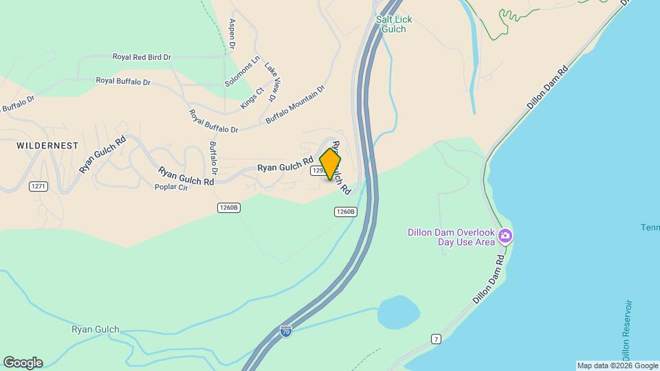 2452 Ryan Gulch Rd Map and Location Details