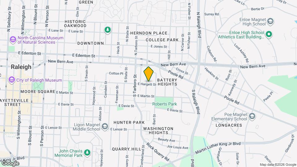 125 S Pettigrew St Map and Location Details