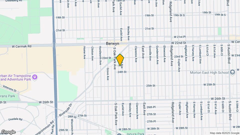 2334 Euclid Ave, Unit 1 Map and Location Details