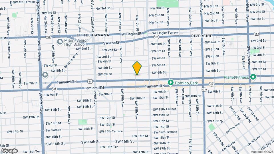 625 SW 18th Ave Map and Location Details