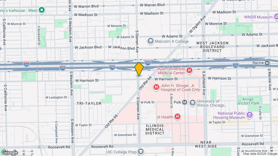 565 S Damen Ave Map and Location Details