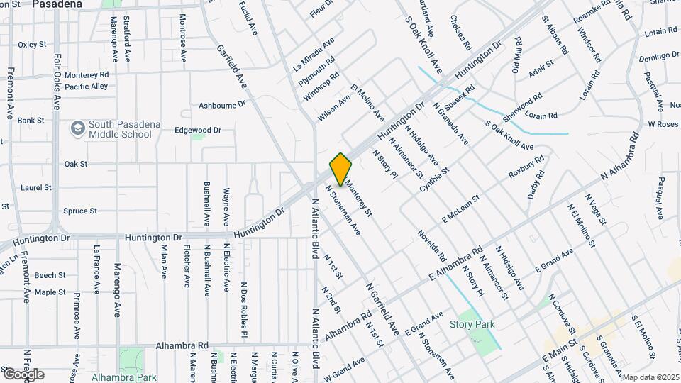 1132 N Stoneman Ave Map and Location Details