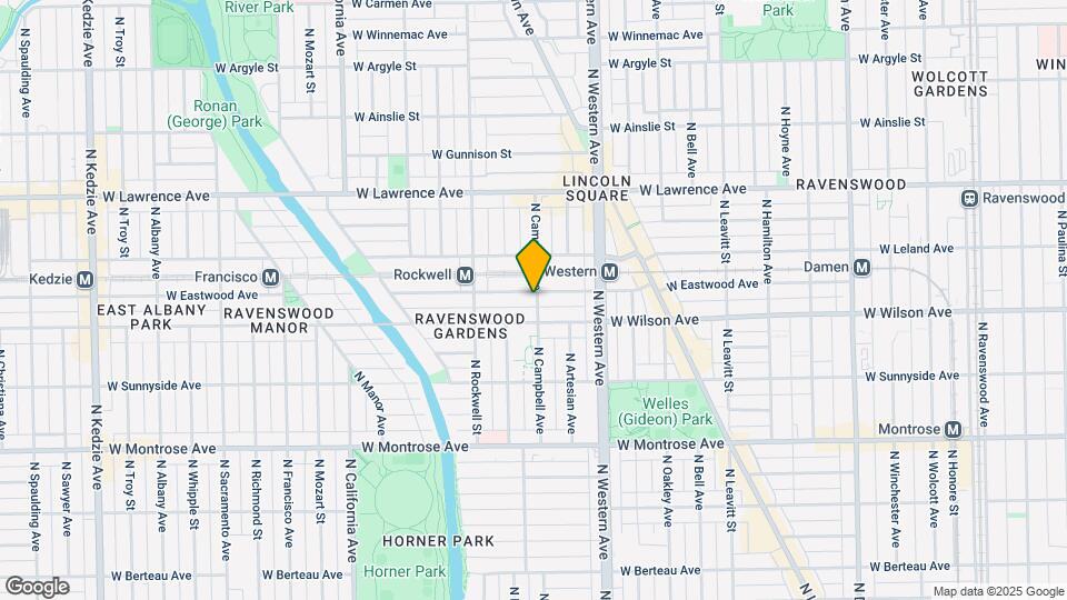 2501-2503 W Eastwood Ave Map and Location Details