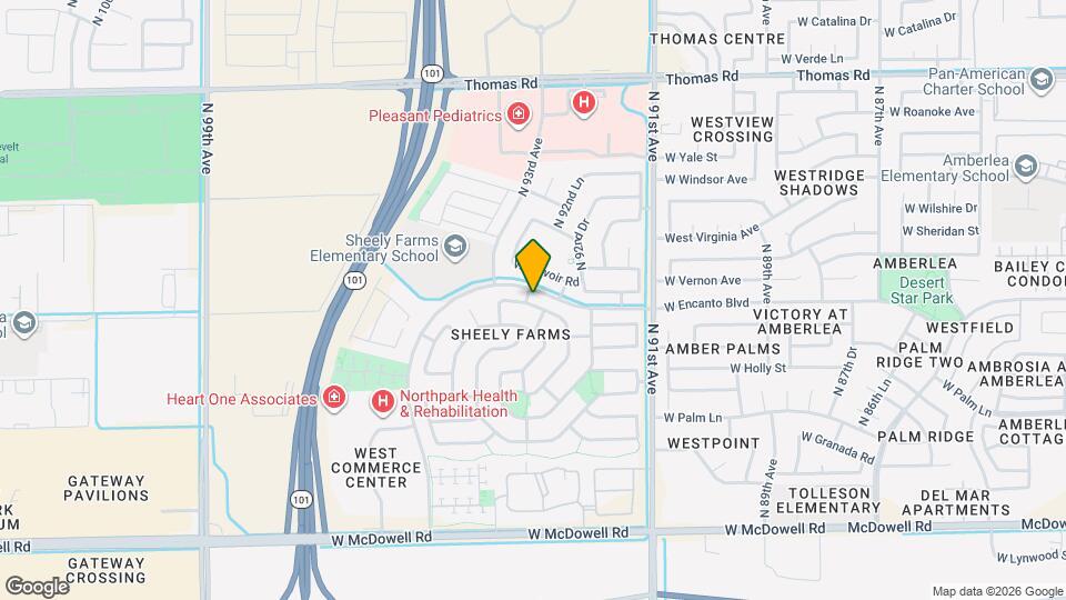 9310 W Rascon Loop Map and Location Details