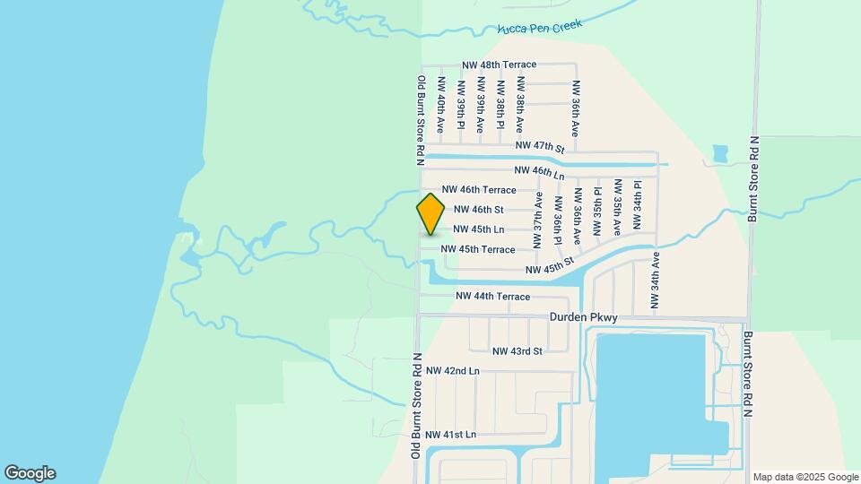 3931 NW 45th Terrace Map and Location Details