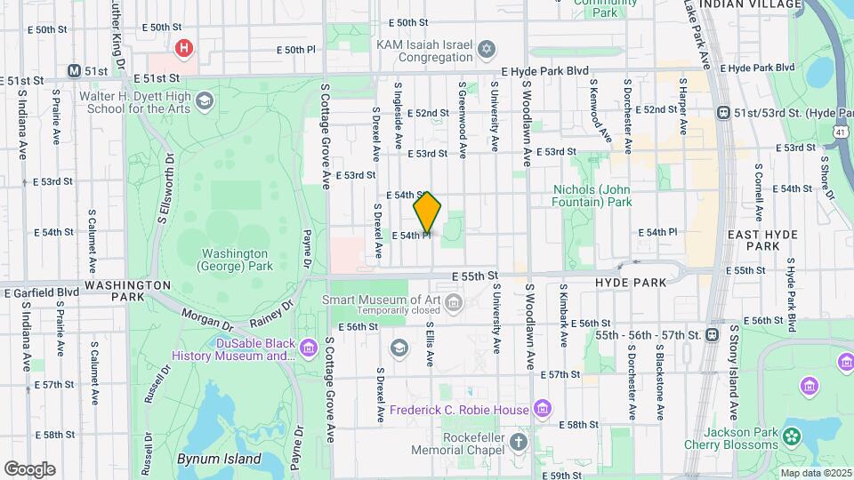 5452 S. Ellis Avenue Mapa y Detalles de la Ubicación
