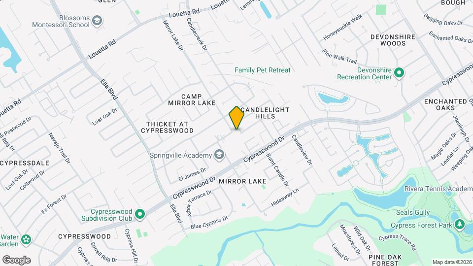 19011 Oakway Dr Map and Location Details