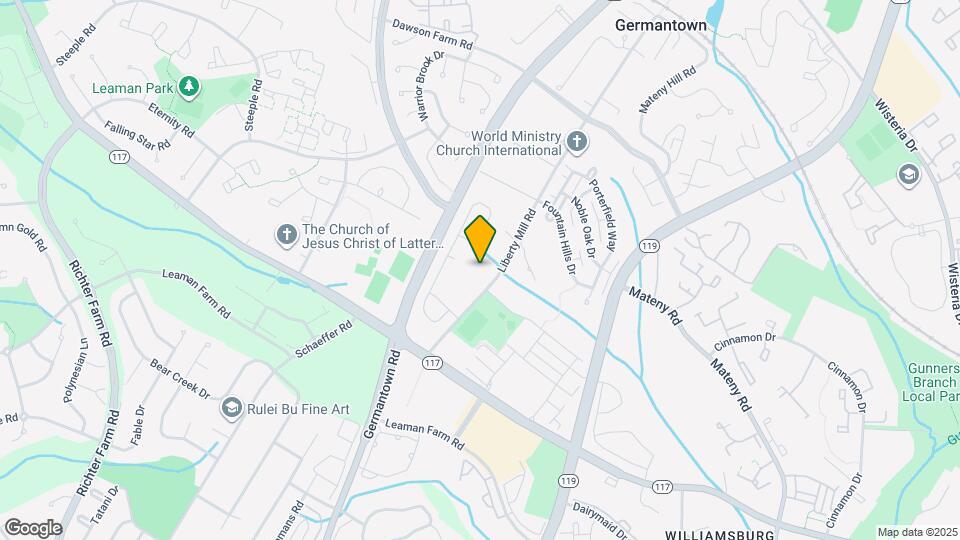 18818 Liberty Mill Rd Map and Location Details