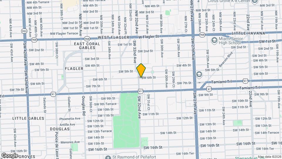 3180 SW 6th St Map and Location Details