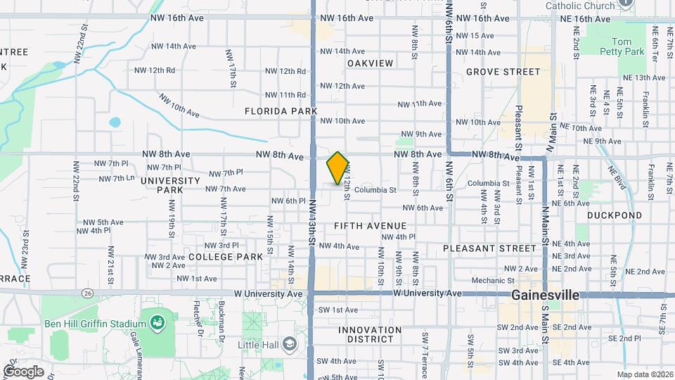 1219 NW 7th Ave Map and Location Details