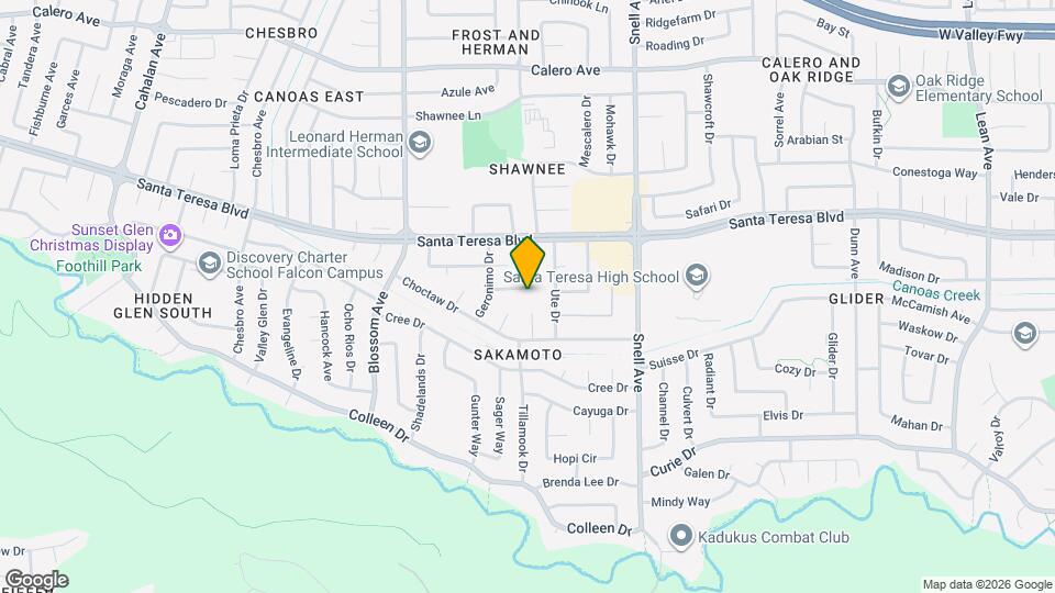 6150 Heathercreek Way Map and Location Details