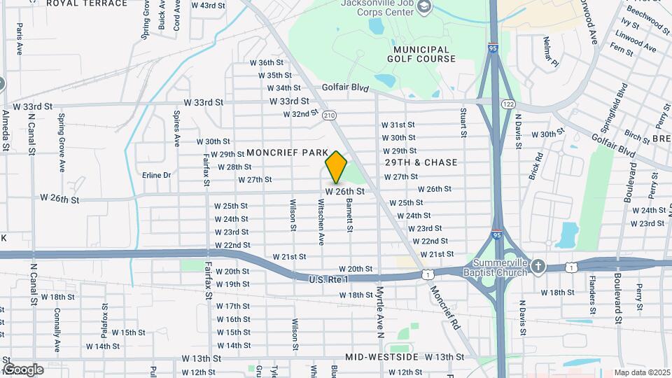 1431 W 26th St Map and Location Details