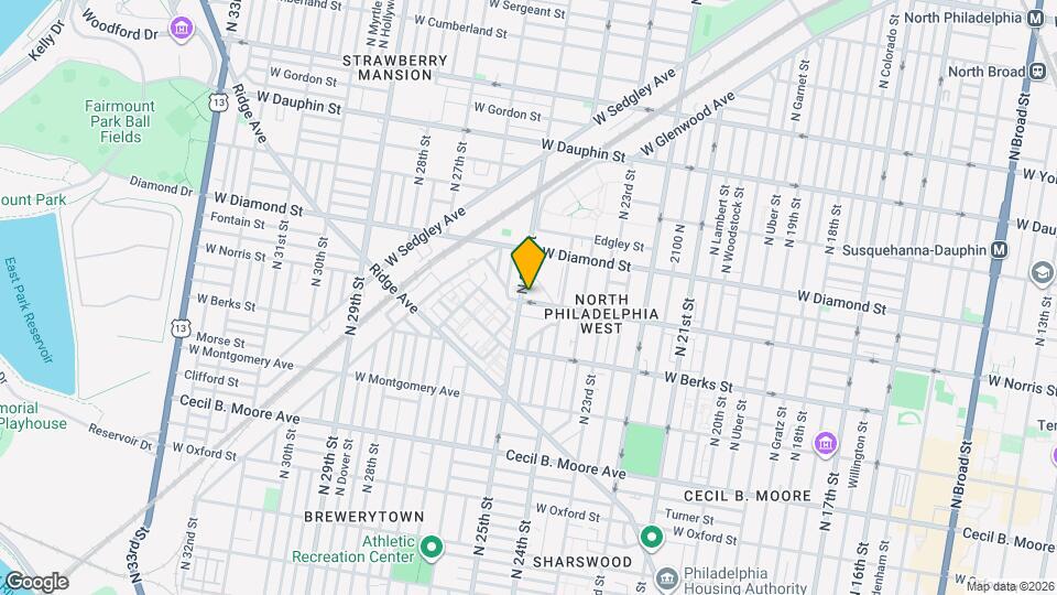 2003 N 25th St Map and Location Details