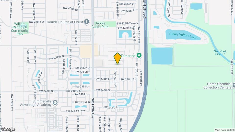 10892 SW 235th Ln Mapa y Detalles de la Ubicación