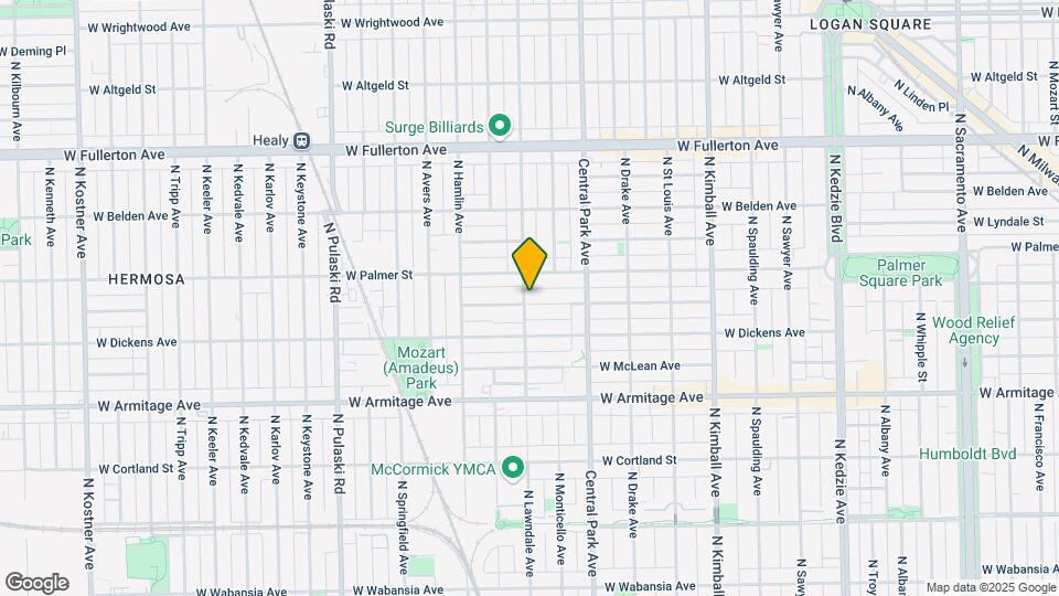3656 W Shakespeare Ave Map and Location Details