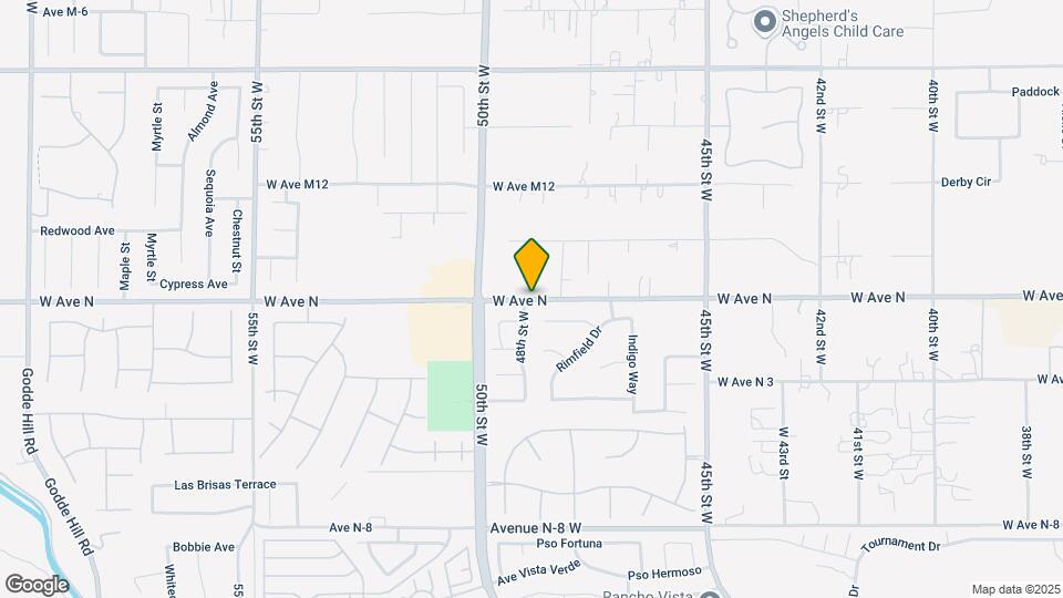 4841-4849 W Ave L-14 Mapa y Detalles de la Ubicación