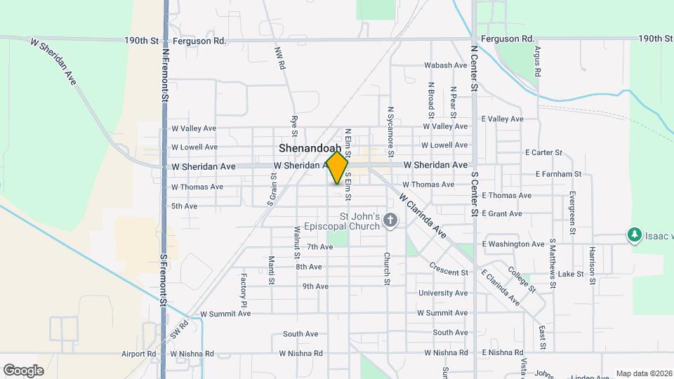 708 W Thomas Ave Map and Location Details