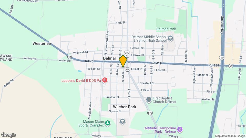 208 E East St Mapa y Detalles de la Ubicación