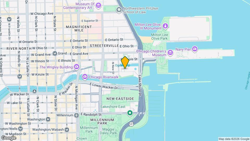 424 E North Water St Map and Location Details