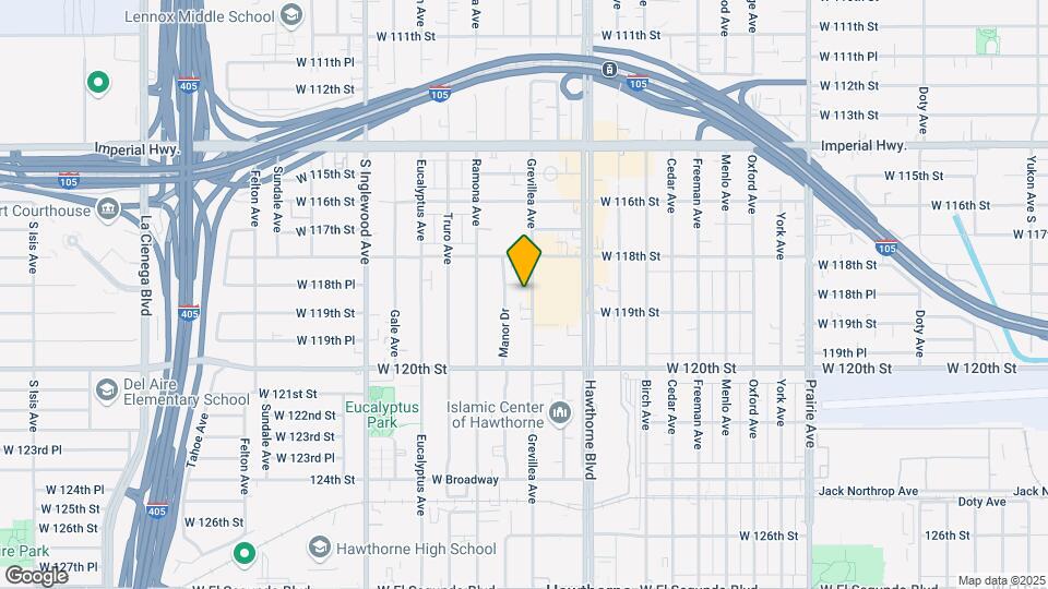 11863 Grevillea Ave Map and Location Details