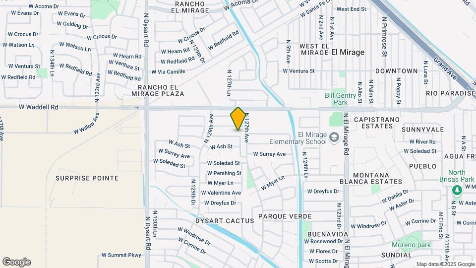 12710 W Willow Ave Mapa y Detalles de la Ubicación