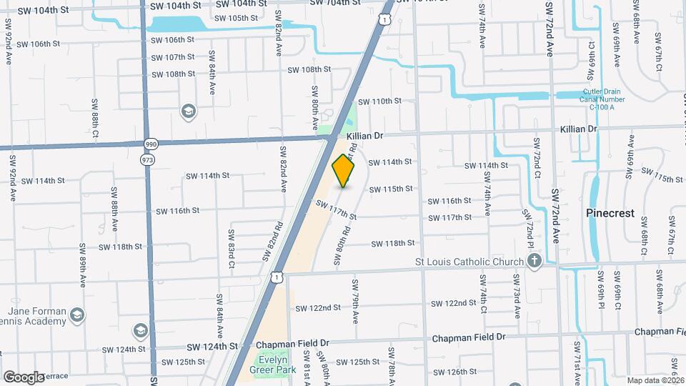 11515 SW 81st Rd Map and Location Details