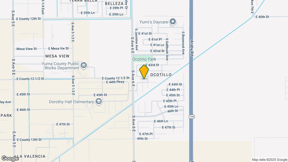 6126 E 44th St Map and Location Details