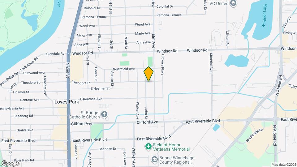 1311 Theodore St Map and Location Details