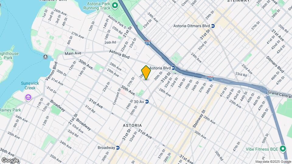 29-19 Newtown Ave Map and Location Details