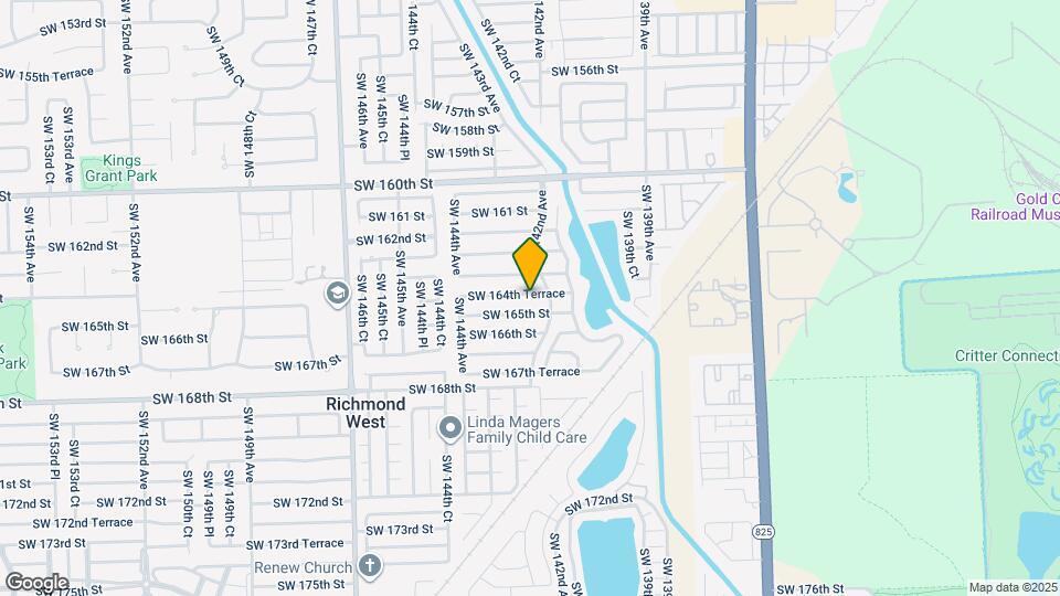 14236 SW 164th Terrace Map and Location Details