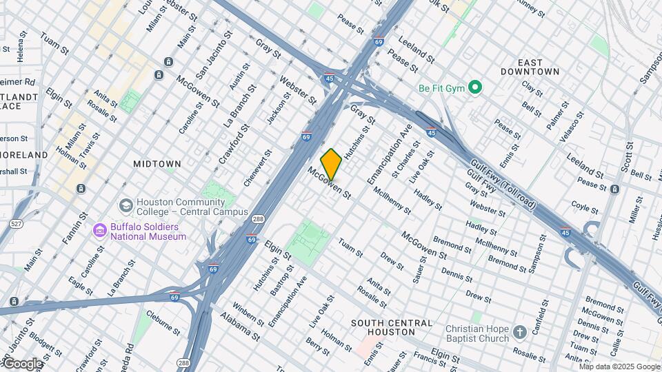 2603 Hutchins St Mapa y Detalles de la Ubicación