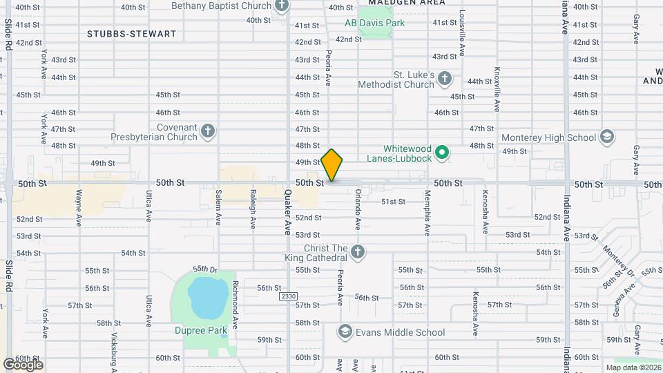 4213 50th St Map and Location Details