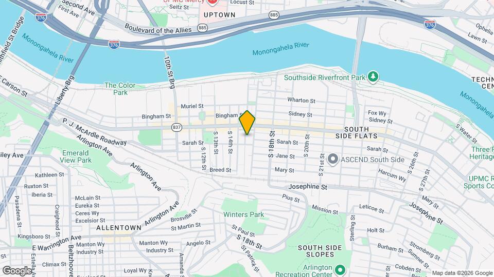 119 S 16th St Map and Location Details