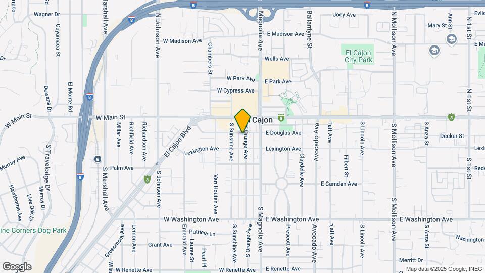 206 Orange Ave Map and Location Details
