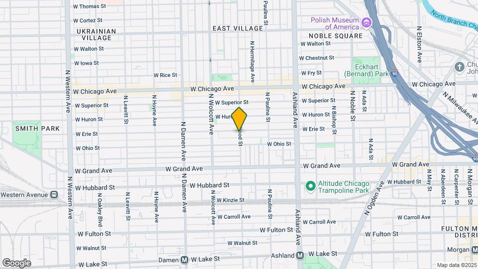 1801 W Erie St-Unit -1801-2 Map and Location Details